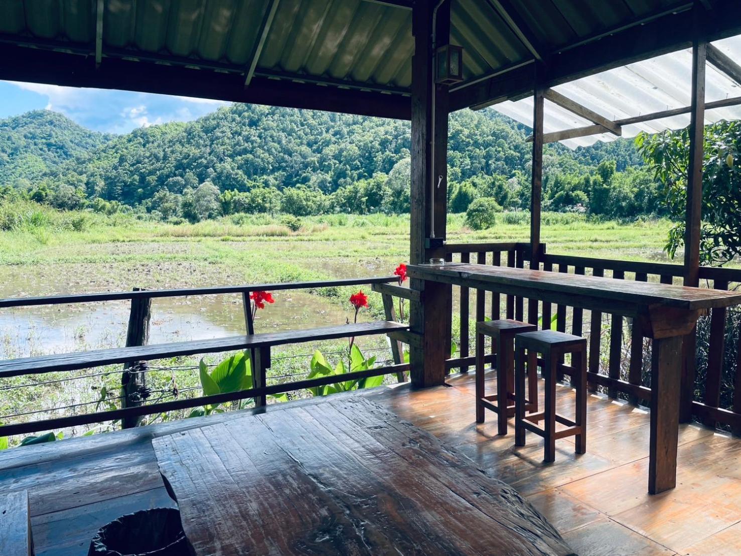 บ้านสวนวิวทุ่ง Ban Mae Sap Nua Exterior foto